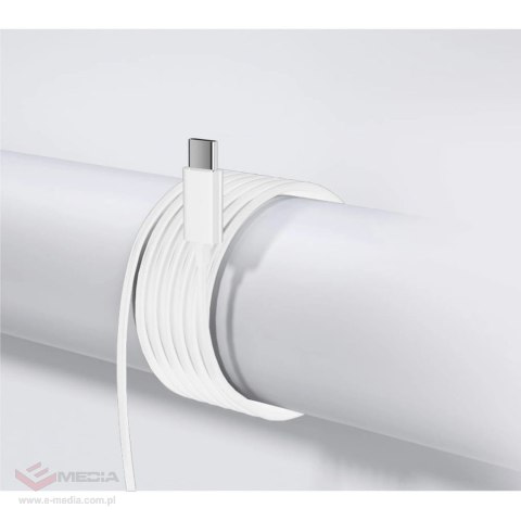 Słuchawki przewodowe Xiaomi BHR8931GL dokanałowe USB-C z pilotem - białe