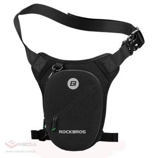 Saszetka motocyklowa Rockbros AS-081 na udo lub biodro 1 l - czarna