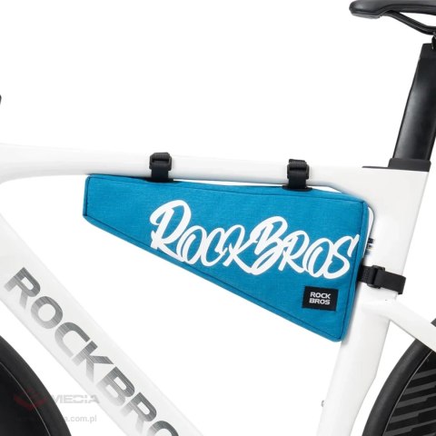 Torba rowerowa Rockbros G008 Flash Journey na ramę trójkątna XL 1,9 l - niebieska