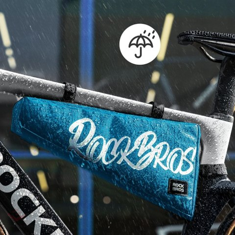 Torba rowerowa Rockbros G008 Flash Journey na ramę trójkątna XL 1,9 l - niebieska