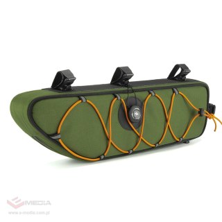 Torba rowerowa Rockbros TL003 ROAD TO SKY 2 l pod ramę wodoodporna - zielona