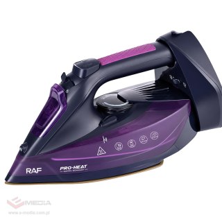 Żelazko Bezprzewodowe Parowe Mocne 2400W Ceramiczne Stacja ładowania