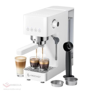 Ekspres do kawy kolbowy AMZCHEF CE-EM3131-WT (biały)