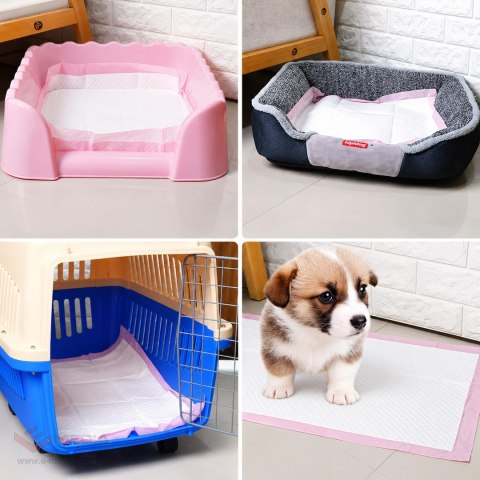 Paleta 168 x Podkłady Maty Higieniczne dla Psa Kota do Nauki Sikania 60x90cm Grube 50 szt