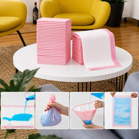 Paleta 168 x Podkłady Maty Higieniczne dla Psa Kota do Nauki Sikania 60x90cm Grube 50 szt