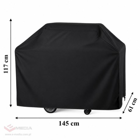 Pokrowiec Plandeka na Grila Wodoodporny Duży Osłona na Grill 145x117x61cm