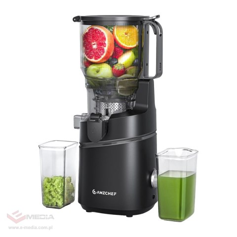 Wyciskarka wolnoobrotowa AMZCHEF SJ-036CBK (czarna)
