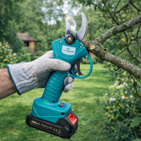 170x Sekator Akumulatorowy Nożyce do Gałęzi Elektryczny Ogrodowy 2xAku Zestaw