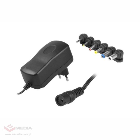 Zasilacz regulowany 3 V-12 V/2000 mA, 6 wtyków LXG287