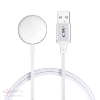 Ładowarka indukcyjna Tech-Protect UltraBoost USB-A do Apple Watch 1m - biała