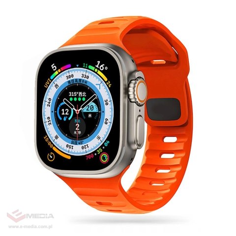 Pasek Tech-Protect IconBand Line na Apple Watch 42 / 44 / 45 / 49 mm - pomarańczowy