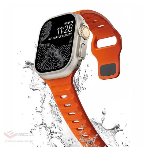 Pasek Tech-Protect IconBand Line na Apple Watch 42 / 44 / 45 / 49 mm - pomarańczowy