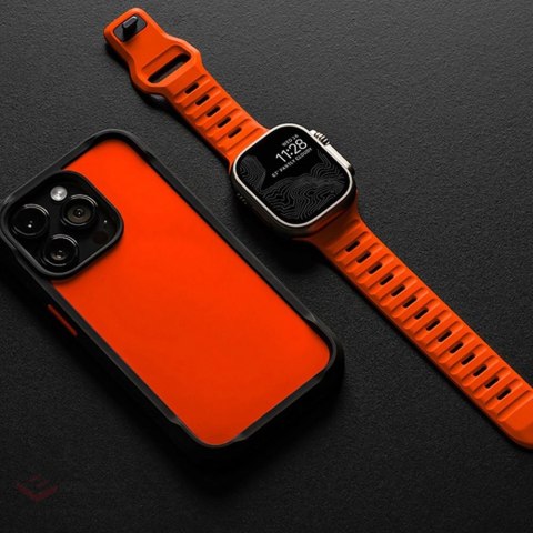 Pasek Tech-Protect IconBand Line na Apple Watch 42 / 44 / 45 / 49 mm - pomarańczowy