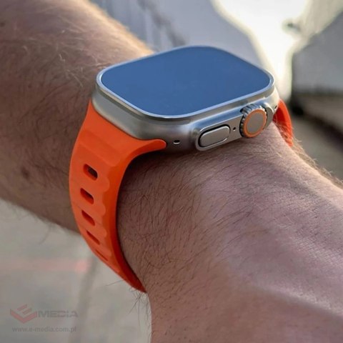 Pasek Tech-Protect IconBand Line na Apple Watch 42 / 44 / 45 / 49 mm - pomarańczowy
