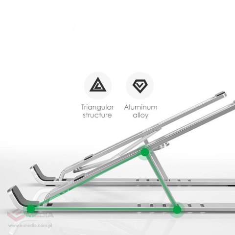 Podstawka Tech-Protect Alustand uniwersalna laptopa - ciemnoszara