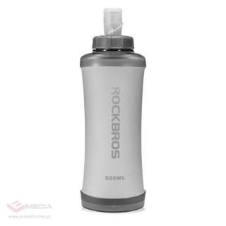 Bukłak Rockbros 350017001 soft flask miękki bidon do biegania 500 ml - biały