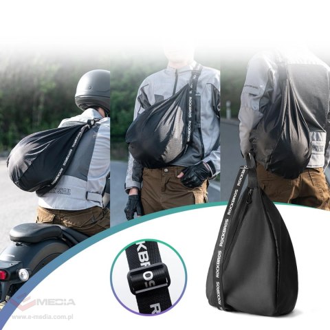 Plecak Rockbros H34 z uchwytem na kask - czarny