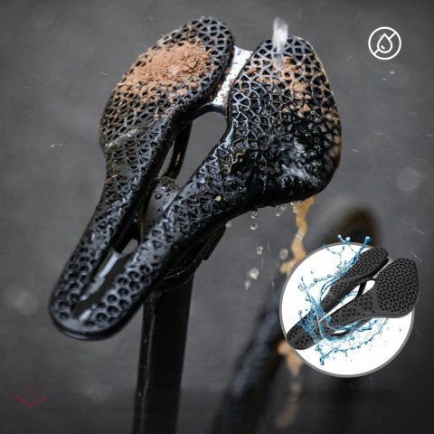 Siodełko rowerowe Rockbros LF0214 anatomiczne 3D wodoodporne - czarne