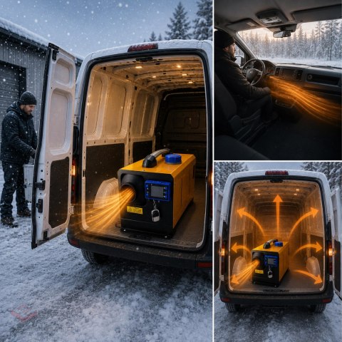30 x Nagrzewnica Spalinowa Dmuchawa Olejowa Ogrzewanie WEBASTO 8Kw 12/24V bluetooth