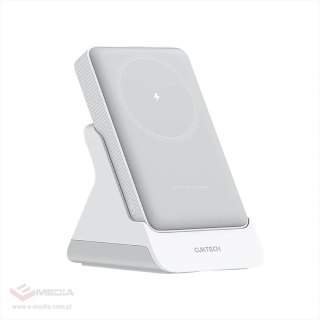 Powerbank Cuktech WPB100N 20 W 10000 mAh magnetyczny z podstawką - biały