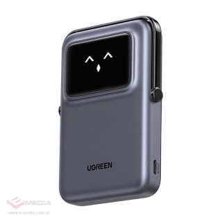 Powerbank magnetyczny 10000mAh Ugreen Uno PB764, Qi2 15W (szary)
