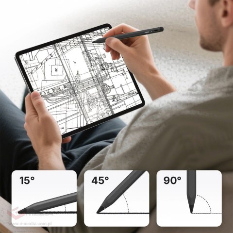 Rysik aktywny Metapen A8 stylus do iPada USB-C - czarny