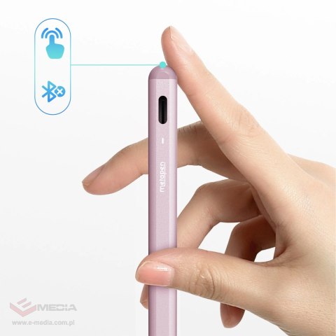 Rysik aktywny Metapen A8 stylus do iPada USB-C - różowy