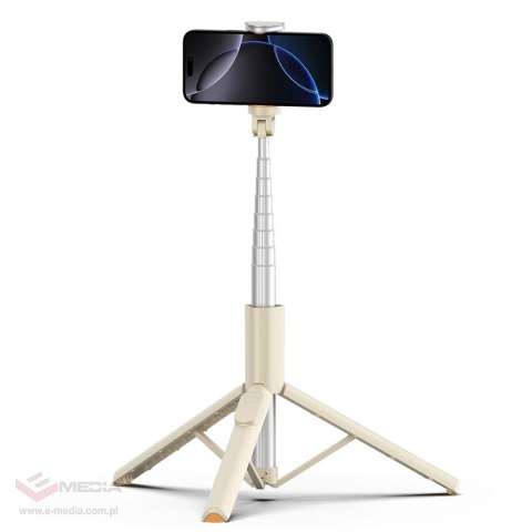 Selfie Stick Tech-Protect L09S z tripodem - beżowy