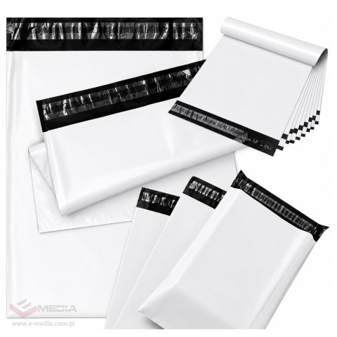 10x Foliopaki Kurierskie Koperty Białe 600x800mm 50 szt Foliopak Kurierski