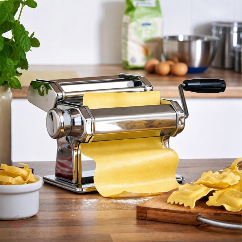 288 x Maszynka Krajarka do Makaronów Ciasta Pierogów Lasagne 3w1 Stalowa Ręczna