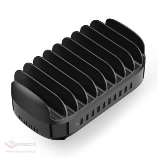 Inteligentna stacja ładowania Orico DUK-10P-V1 10 x USB-A - czarna