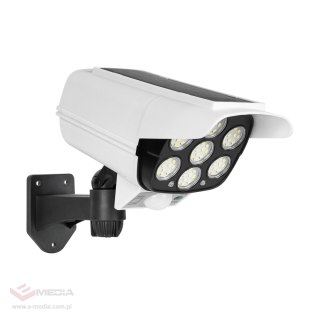 Lampa solarna - atrapa kamery monitoringowej
