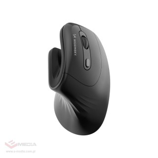 Mysz bezprzewodowa Wozinsky WWM-1076 pionowa ergonomiczna 3600 DPI - czarna