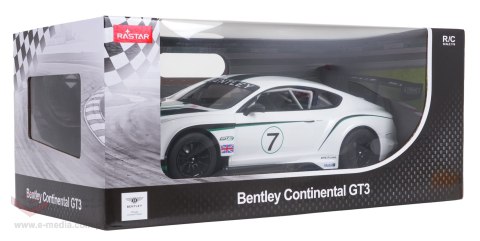 Autko R/C 1:14 Bentley Continental GT3 Biały RASTAR