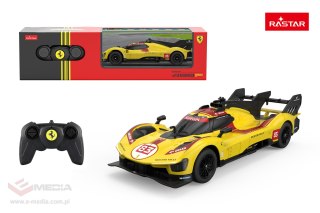 Autko R/C 1:24 Ferrari 499P-N83 Żółte RASTAR