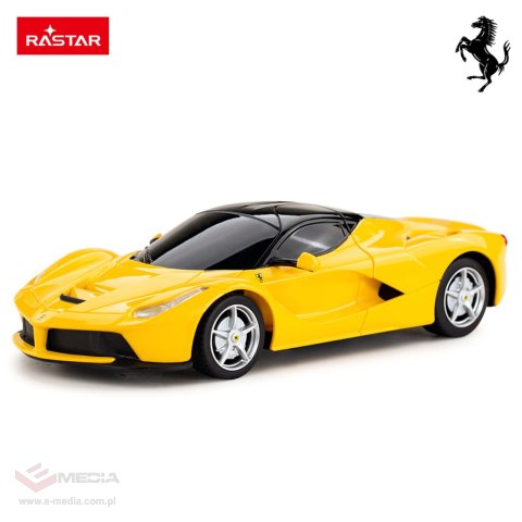 Autko R/C 1:24 Ferrari LaFerrari Żółte RASTAR