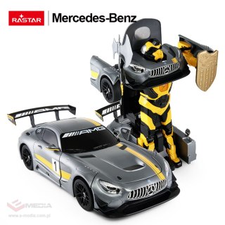 Autko/Robot 2w1 R/C 1:14 Mercedes-AMG GT3 Szary RASTAR