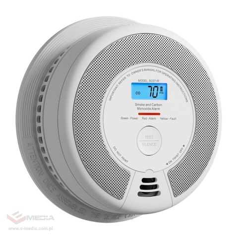 Czujnik dymu i alarmu X-SENSE SC07-W
