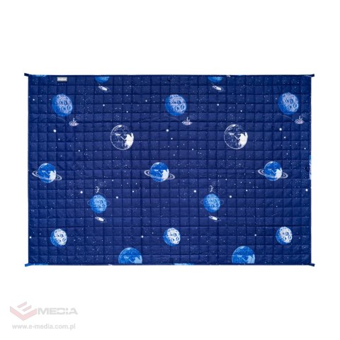 Kołdra obciążeniowa, koc sensoryczny dla dzieci, 100x150 cm, 4 kg, kosmos