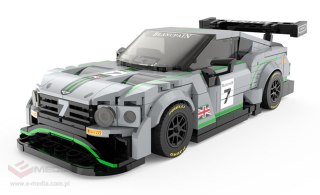 Autko Klocki 1:29 Bentley Continental GT3 Szary RASTAR