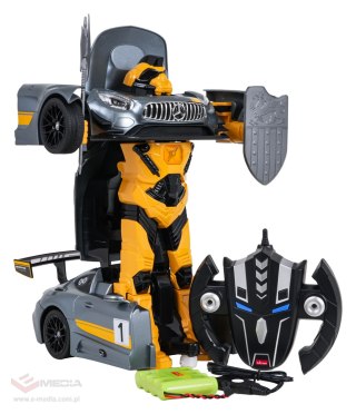 Autko/Robot 2w1 R/C 1:14 Mercedes-AMG GT3 Szary RASTAR