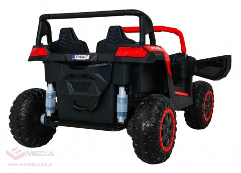 Buggy ATV Racing dla 2 dzieci Czerwony + Napęd 4x4 + Pilot + Wolny Start + MP3 LED