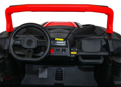 Buggy ATV Racing dla 2 dzieci Czerwony + Napęd 4x4 + Pilot + Wolny Start + MP3 LED