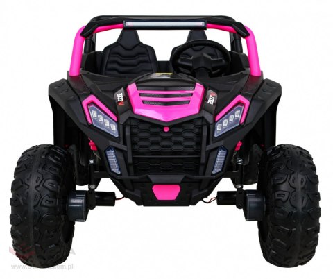 Buggy ATV Racing dla 2 dzieci Różowy + Napęd 4x4 + Pilot + Wolny Start + MP3 LED