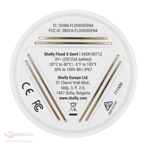 Czujnik zalania smart SHELLY Flood S Gen4