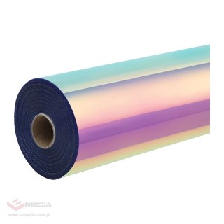 Folia samoprzylepna HTVRONT Holographic 30.5cm x 90cm (różowa)