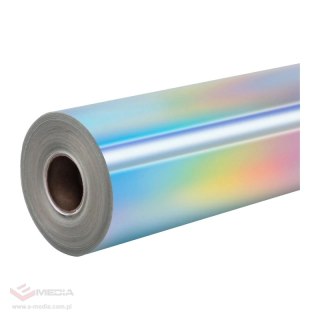 Folia samoprzylepna HTVRONT Holographic 30.5cm x 90cm (srebrna)