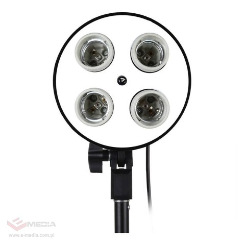 Zestaw oświetleniowy PULUZ 50x70cm statyw 4x żarówka LED
