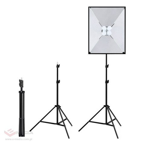Zestaw oświetleniowy PULUZ 50x70cm statyw 4x żarówka LED