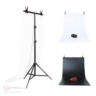 Zestaw tła PULUZ DCA0976 70x200cm czarne/białe